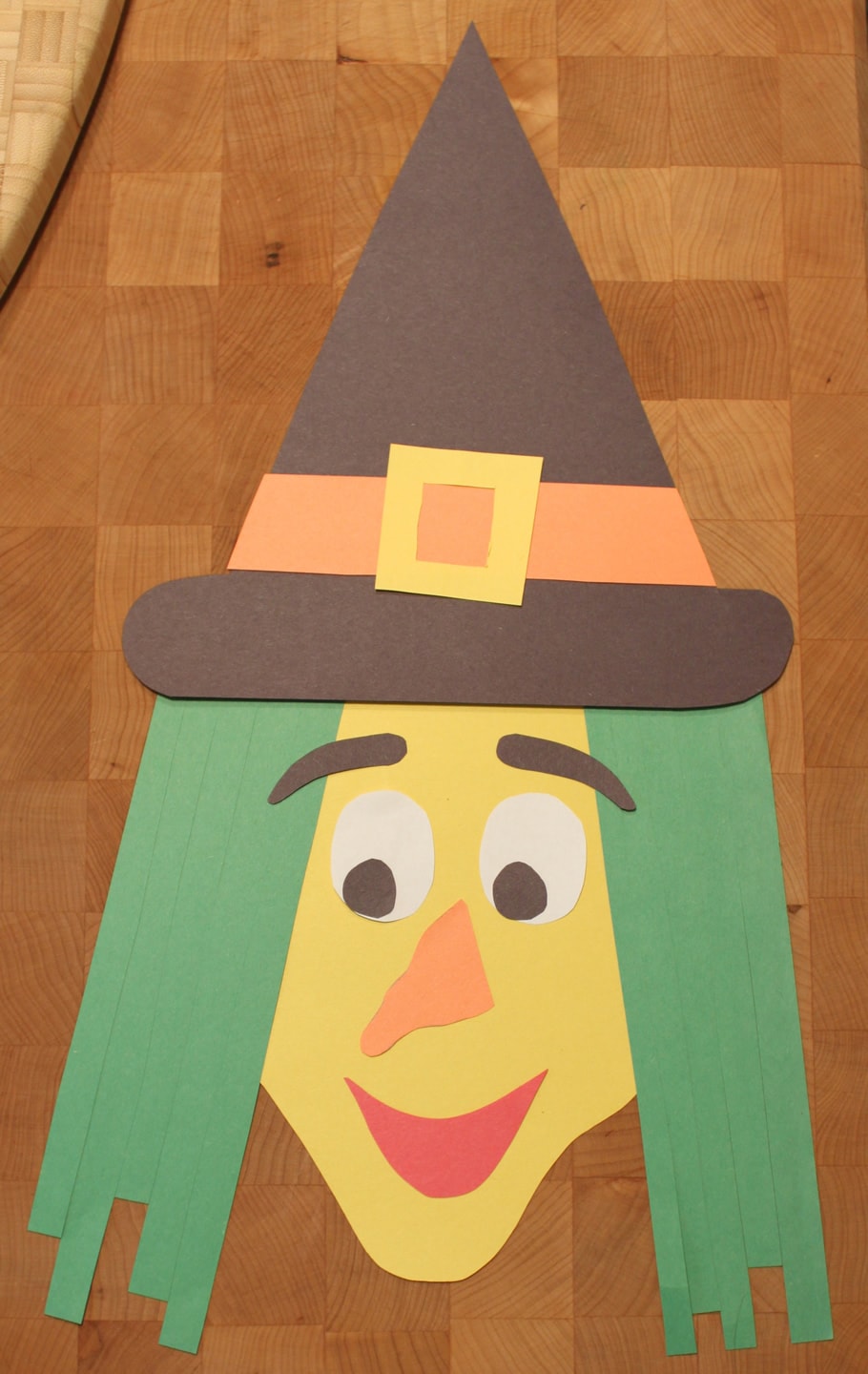 Construction Paper Halloween Witch - kidlist • activities for kids