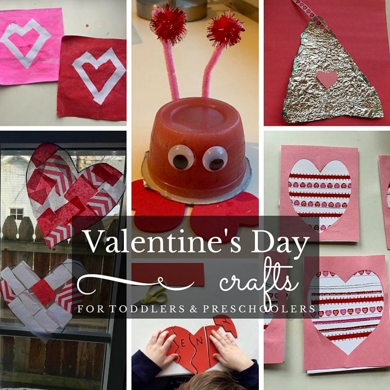 Valentine's Day Crafts for Toddlers and Preschoolers