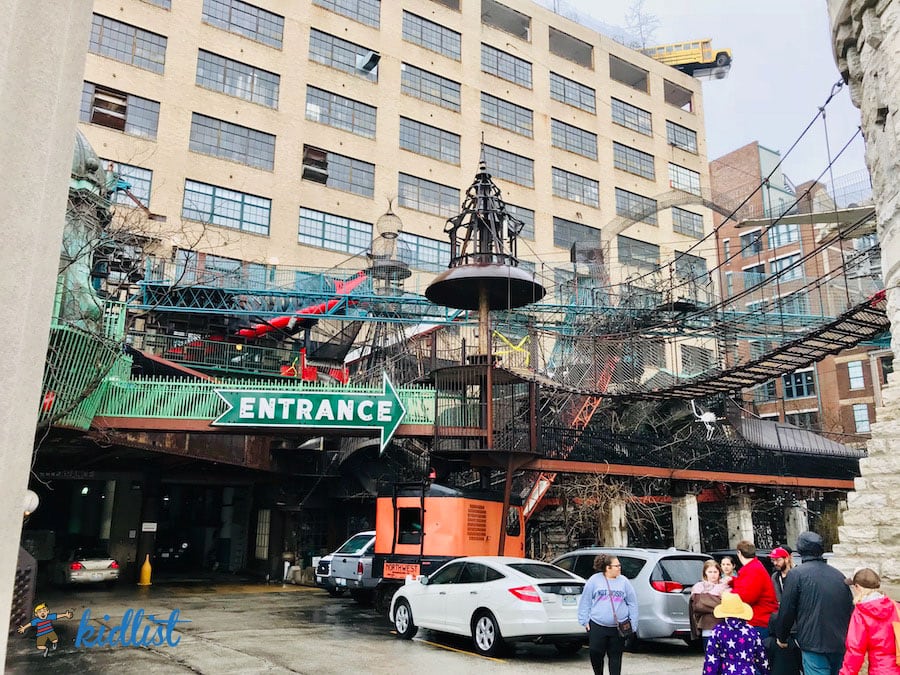 The outside of the City Museum in St. Louis