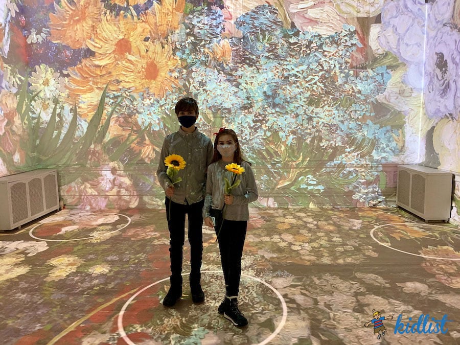 Bringing Kids To Immersive Van Gogh Chicago