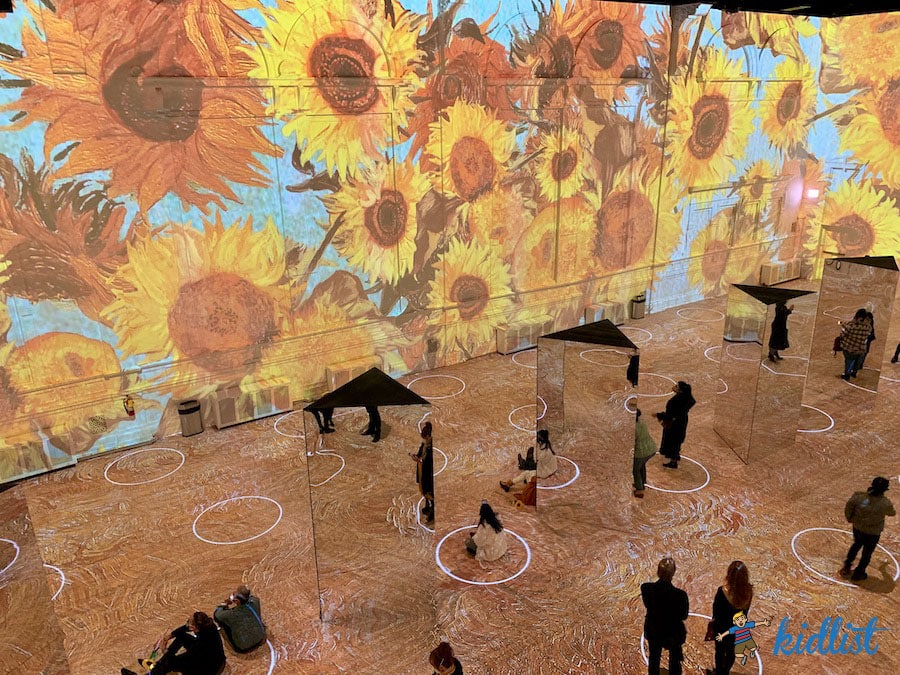 The Van Gogh and Mozart immersive experiences are combining this year