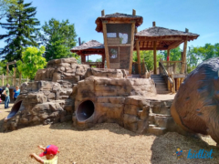 Bison's Bluff Nature Playground at Spring Valley in Schaumburg is an
